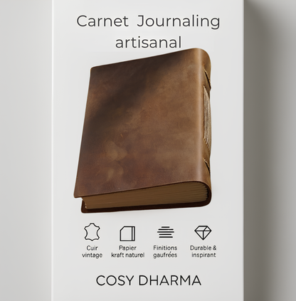 Carnet de journaling artisanal