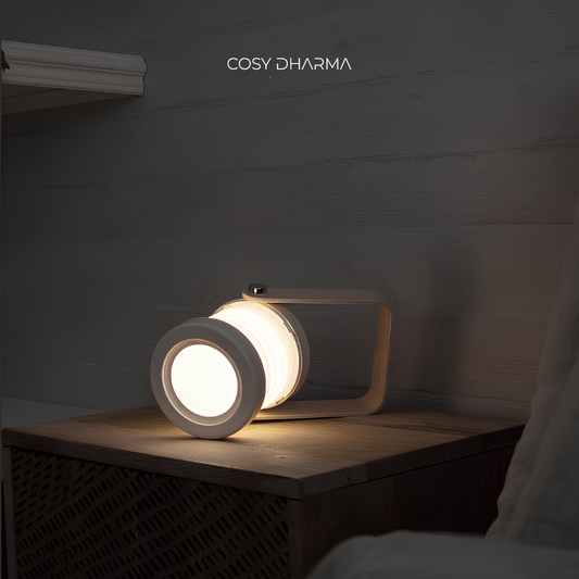 Lampe Nomade bois naturel - Cosy Dharma