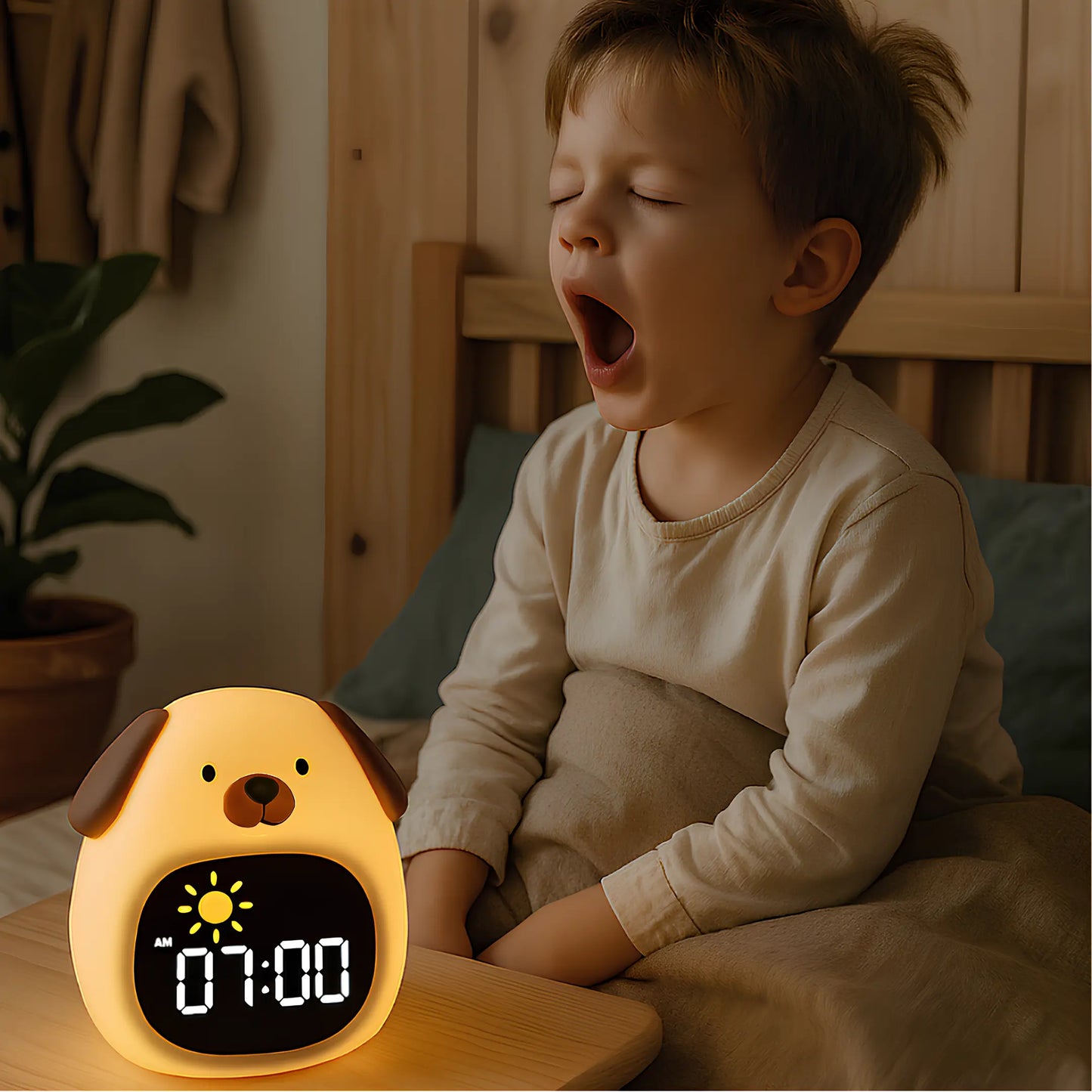 LumiLéo - Réveil veilleuse sensoriel